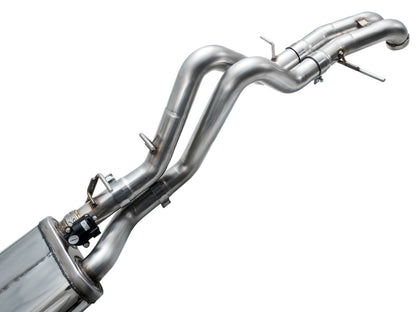 AWE Tuning 22-24 Ford Bronco Raptor 4WD Dual BashGuards Cat-Back SwitchPath Exhaust (No Tips) 3025-31327 3025-31327 Photo - out of package