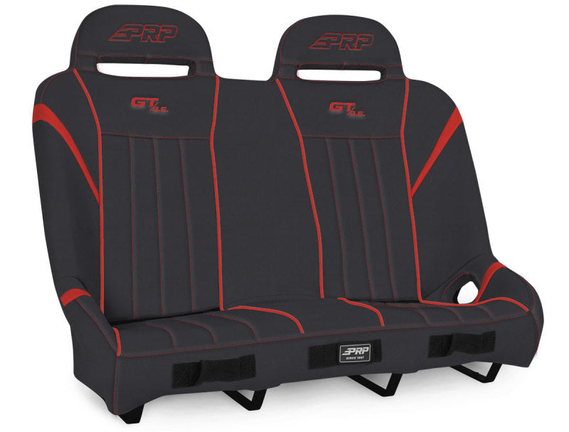 PRP Seats PRP Polaris RZR GT/S.E. Suspension Bench- Black/Red A60-237 A60-237 Photo - Primary