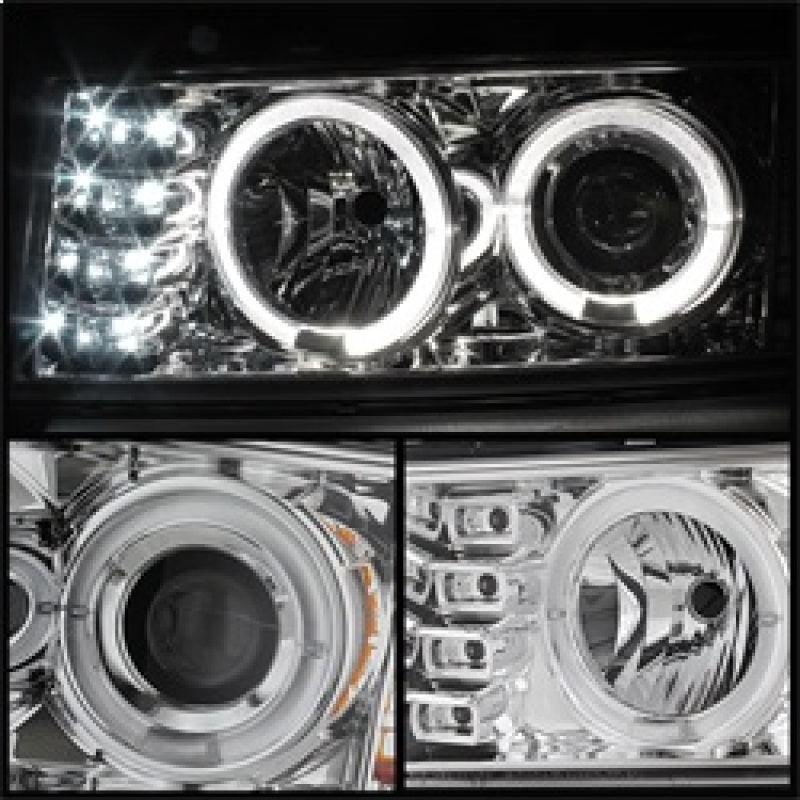 Spyder Chevy Colorado 04-12 Projector Headlights Halogen- LED Halo Chrm PRO-YD-CCO04-HL-C 5074157 5074157 Photo - Unmounted