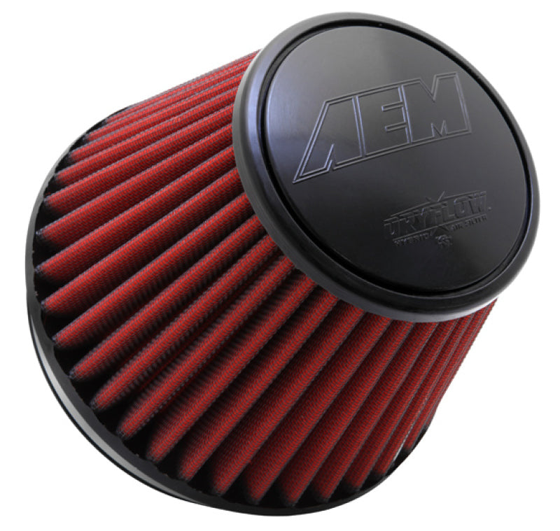 AEM Induction AEM 6 inch x 5 inch DryFlow Conical Air Filter 21-209DK 21-209DK Photo - Primary