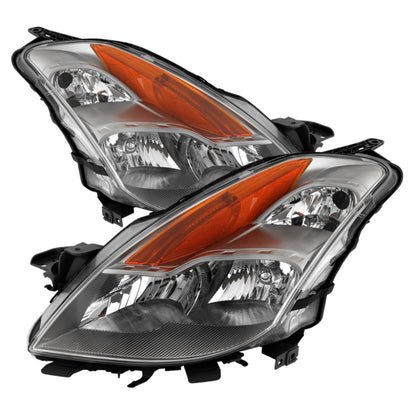 SPYDER Xtune Nissan Altima Coupe 08-09 Halogen Only OEM Headlights Chrome HD-JH-NA08-2D-C 9029707 9029707 Photo - Primary
