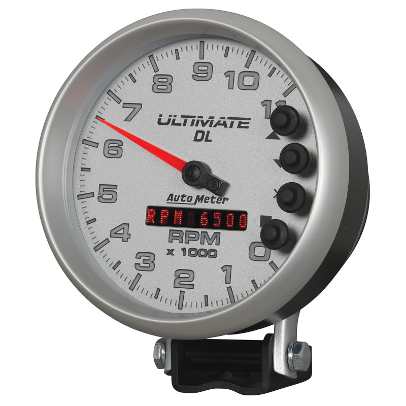 Autometer 5 inch Ultimate DL Playback Tachometer 11000 RPM - Silver 6895 6895 User 2