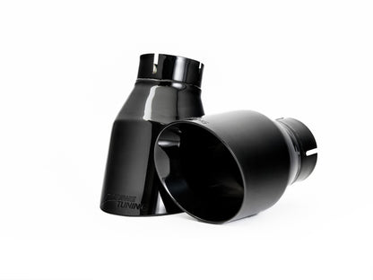 AWE Tuning Audi B9 A4 SwitchPath Exhaust Dual Outlet - Diamond Black Tips (Includes DP and Remote) 3025-33014 3025-33014 Photo - out of package