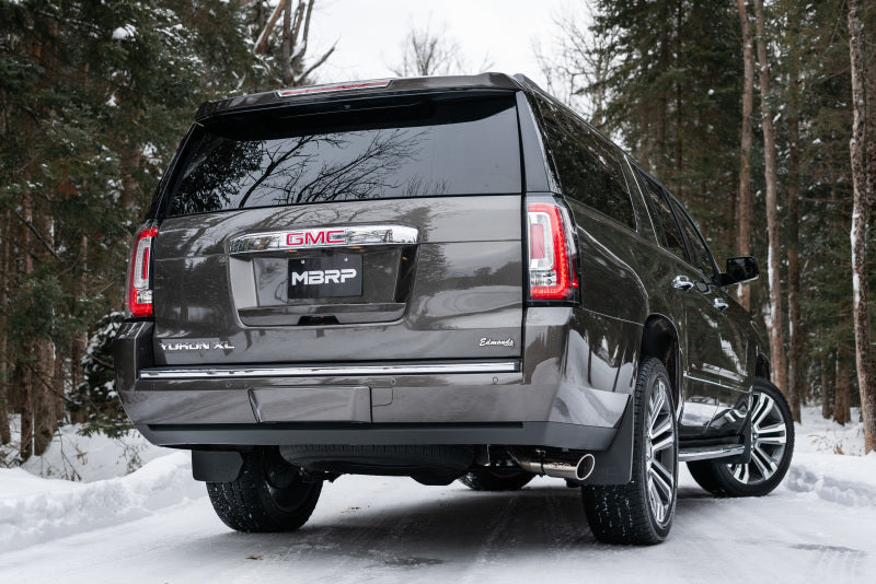 MBRP 15-20 GM Tahoe/Suburban/Yukon/Yukon XL/Escalade T304 Stainless Steel 3in. Cat Back -Single Side S5043304 S5043304 Photo - lifestyle view