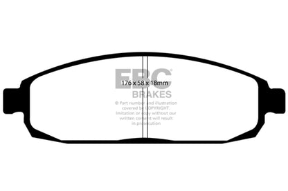 EBC Disc Brake Pad Set DP61732 Photo - Primary