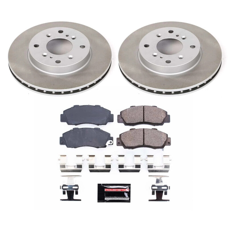 PowerStop Power Stop 98-02 Honda Accord Front Semi-Coated Rotor Kit SC1041 SC1041 Photo - Primary