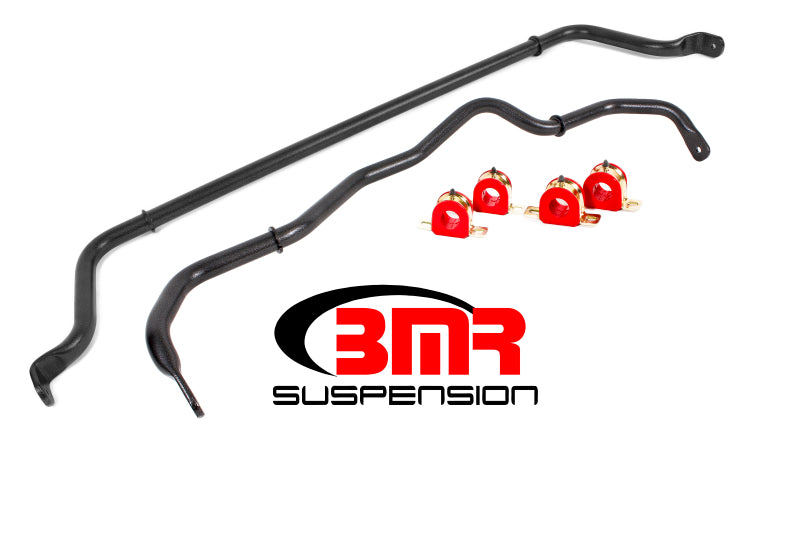 BMR Suspension BMR 16-20 6th Gen Camaro Front & Rear Sway Bar Kit w/ Bushings - Black Hammertone SB049H SB049H Photo - Primary