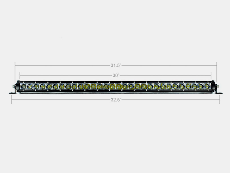 Cali Raised LED Cali Raised 32In Slim Single Row Led Bar Amber CR2310 CR2310 Photo - Primary