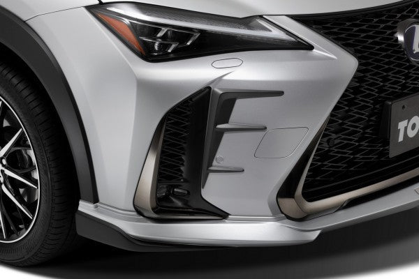 TOM'S Racing Front Bumper Garnish - 2019+ Lexus UX (UX200 & UX250h) F-Sport- [FRP- Painted Matte Black]