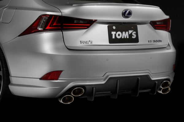 TOM'S Racing Rear Under Spoiler (Unpainted-ABS)- 2014-2020 Lexus IS (200t, 250, 300, 350)- ** Preorder ETA Lead Time - Late July **