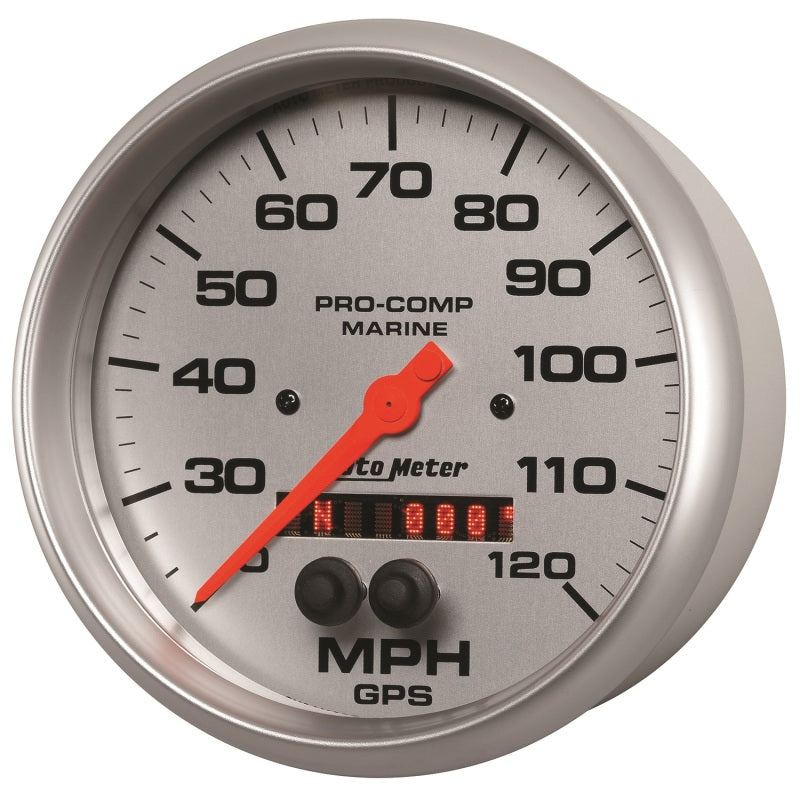 Autometer Marine Silver Ultra-Lite 5in 120mph GPS Speedometer 200646-33 200646-33 User 2