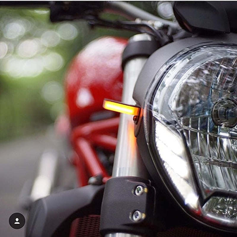 New Rage Cycles 16-24 Ducati Monster 1200 R Front Turn Signals 1200R-FS 1200R-FS Photo - Primary