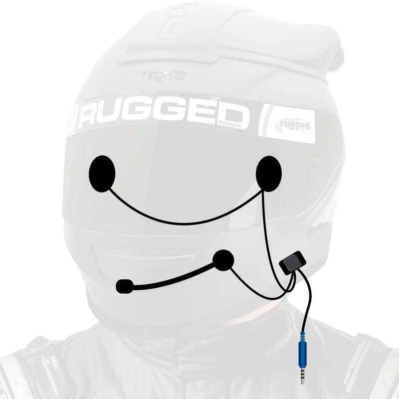 Rugged Radios SUPER SPORT Wired Helmet Kit with Alpha Audio Speakers & Mic HK-SPORT HK-SPORT Photo - Primary