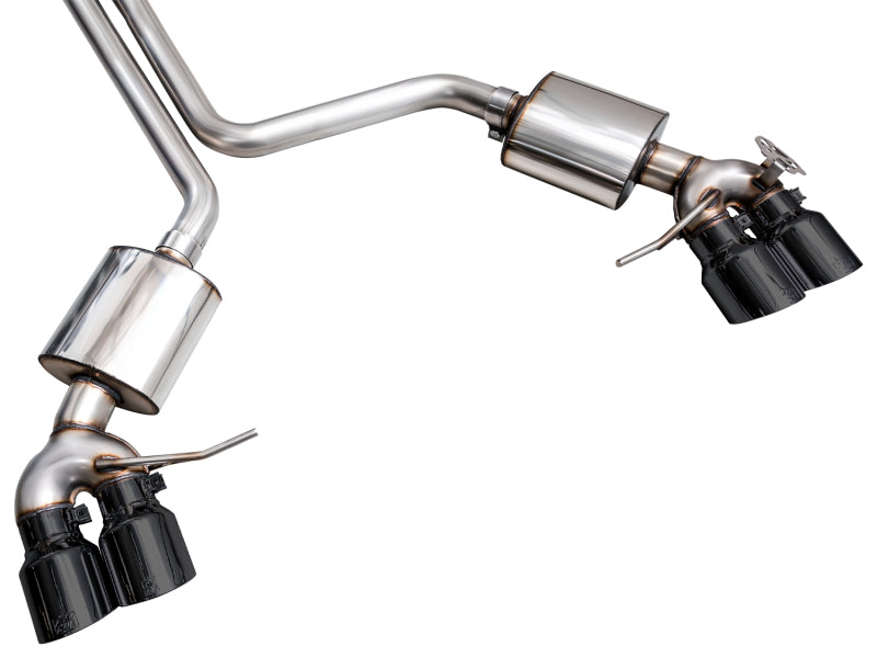 AWE Tuning 2022+ Porsche Macan 2.9TT Touring Edition Catback Exhaust w/ Diamond Black Tips 3015-43952 3015-43952 Photo - out of package