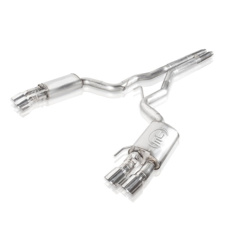 Stainless Works 18+ Ford Mustang GT Redline Cat-Back Performance Connect H-Pipe w/ Active Valves M18CBHPCV M18CBHPCV Photo - Unmounted