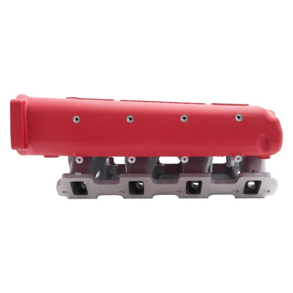 Edelbrock Manifold, Chevy LS, LS3 Cross Ram, with Red Plenums 7141 Photo - Unmounted