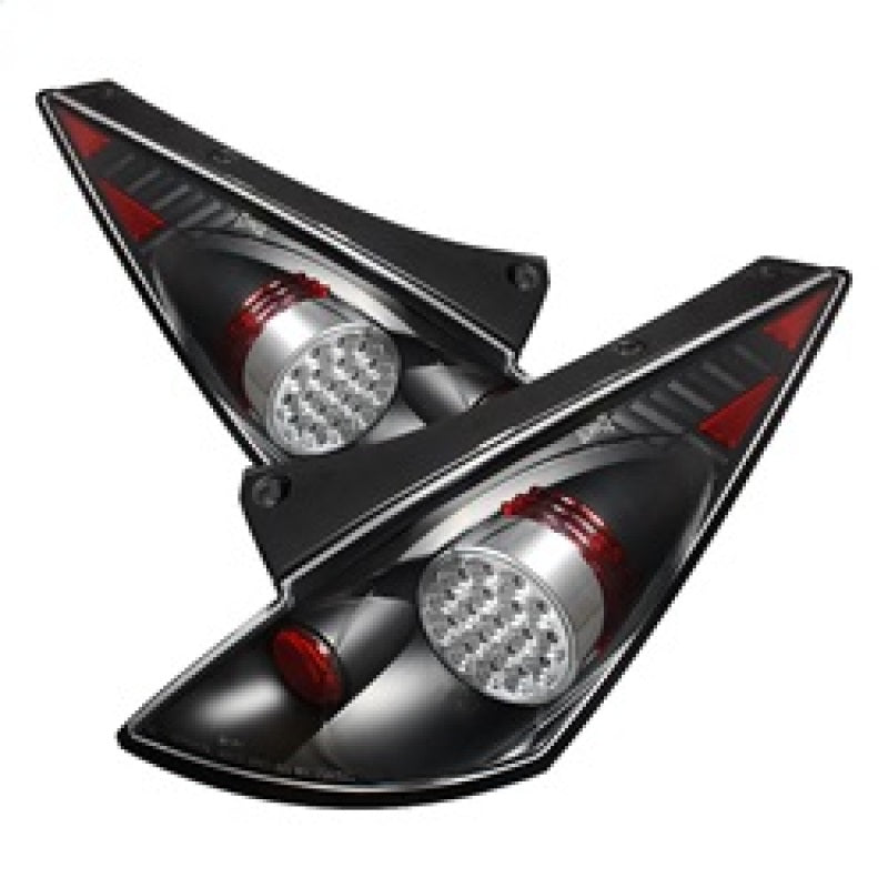 Spyder Nissan 350Z 03-05 LED Tail Lights Black ALT-YD-N350Z02-LED-BK 5006714 5006714 Photo - Primary