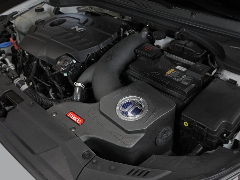 aFe 17-20 Hyundai i30 N L4-2.0L Takeda Momentum Cold Air Intake System w/ Pro 5R Media 56-70035R 56-70035R Photo - Mounted