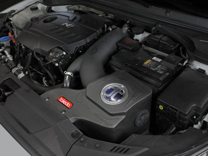 aFe 17-20 Hyundai i30 N L4-2.0L Takeda Momentum Cold Air Intake System w/ Pro 5R Media 56-70035R 56-70035R Photo - Mounted
