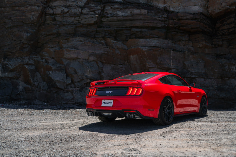 MBRP 18-   Ford Mustang 5.0L 3in Cat Back Exhaust MBRS7205AL S7205AL Photo - lifestyle view