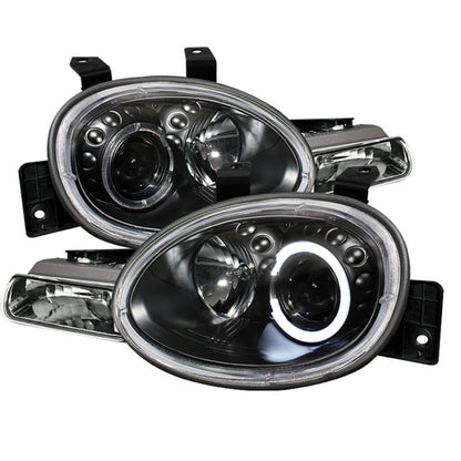 Spyder Dodge Neon 95-99/Plymouth Neon 95-99 Projector Headlights LED Halo Blk PRO-YD-DN95-HL-BK 5017420 5017420 Photo - Primary