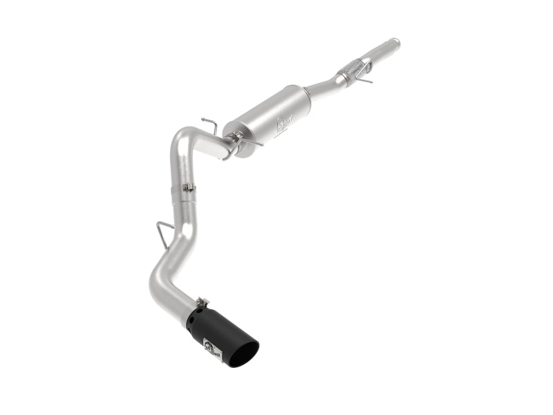 aFe Apollo GT Series 4in 409SS Cat Back Exh System w/Blk Tip 14-18 GM Silverado/Sierra 1500 V8-6.2L 49-44116-B 49-44116-B Photo - Primary