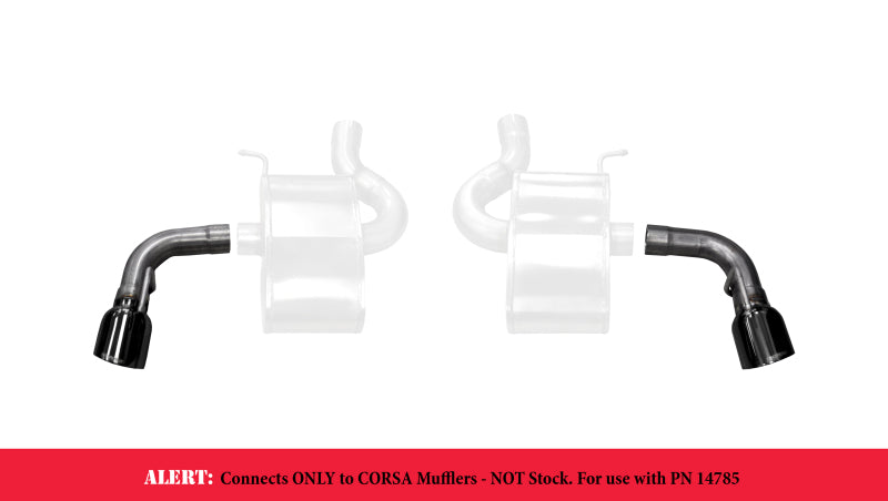 Corsa 16-17 Chevy Camaro SS 2.75in Inlet / 4.5in Outlet Black PVD Tip Kit (For Corsa Exhaust Only) 14775BLK 14775BLK Photo - Primary