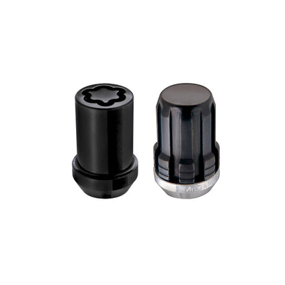 McGard SplineDrive Tuner 4 Lug Install Kit w/Locks & Tool (Cone) M12X1.25 / 13/16 Hex - Blk 65454BK 65454BK Photo - Primary