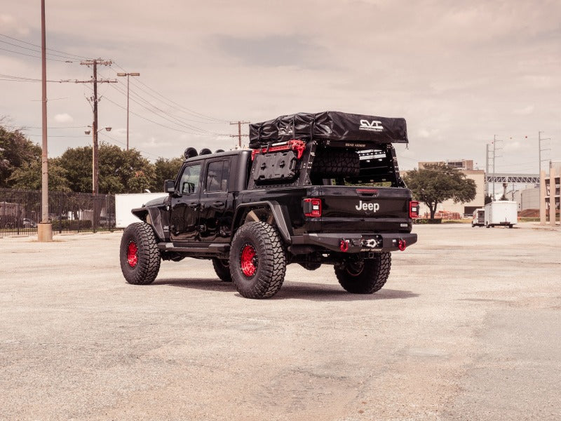 Road Armor Universal 5ft Bed TRECK Adj Bed Rack - Tex Blk (w/o Brackets) 500BRS52B 500BRS52B Photo - Primary