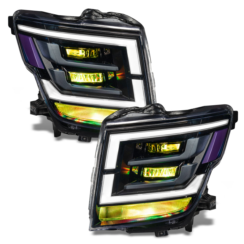 ORACLE Lighting Oracle 21-22 Nissan Titan Demon Eye RGB Headlight Upgrade Kit - ColorSHIFT w/o Controller 1464-334 1464-334 Photo - out of package