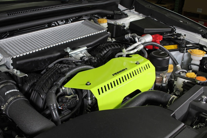 Perrin Performance Perrin 2022+ Subaru WRX Pulley Cover - Neon Yellow PSP-ENG-153NY PSP-ENG-153NY User 1