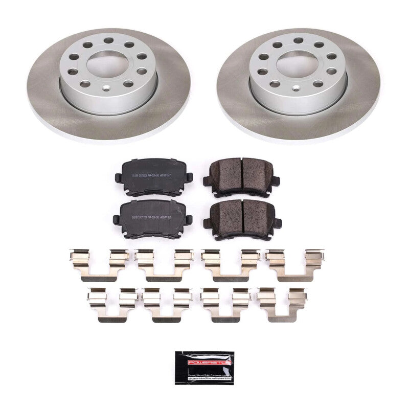 PowerStop Power Stop 06-09 Volkswagen Rabbit Rear Semi-Coated Rotor Kit SC4627 SC4627 Photo - Primary
