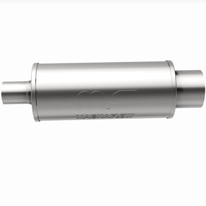 MagnaFlow 6" Round Center/Center Performance Muffler With Tip 14822 360 Degree Image Set