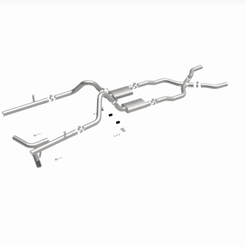 MagnaFlow Chevrolet Bel Air Street Series Crossmember-Back Performance Exhaust System 16596 360 Degree Image Set