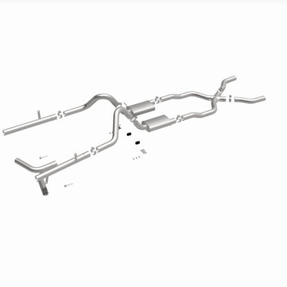 MagnaFlow Chevrolet Bel Air Street Series Crossmember-Back Performance Exhaust System 16596 360 Degree Image Set