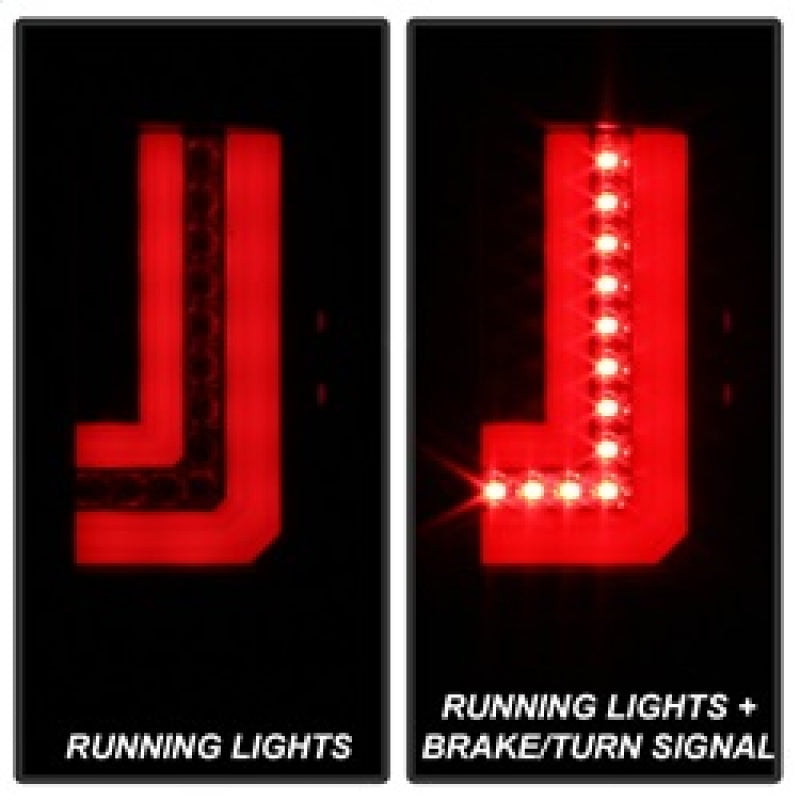 Spyder GMC Sierra 2016-2017 Light Bar LED Tail Lights - Black Smoke ALT-YD-GS16-LED-BSM 5083784 5083784 Photo - Unmounted