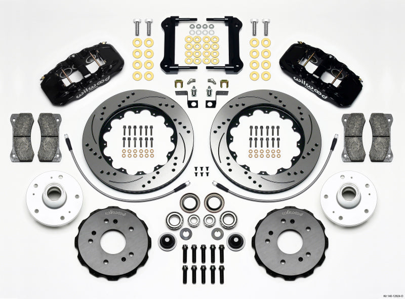 Wilwood AERO6 Front Truck Kit 14.25in Drilled 97-03 Ford F150 140-12824-D 140-12824-D Photo - Primary