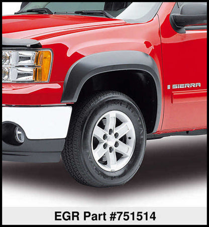 EGR 07-13 GMC Sierra LD 6-8ft Bed Rugged Look Fender Flares - Set 751514 751514 Thumbnail