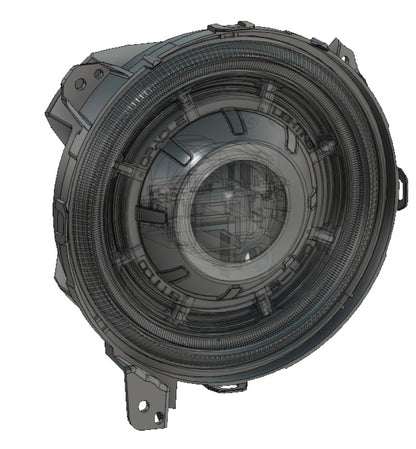 ORACLE Lighting Oracle Jeep JL/Gladiator JT Oculus Switchback Bi-LED Projector Headlights - Amber/White Switchback 5839-023 5839-023 Photo - Close Up