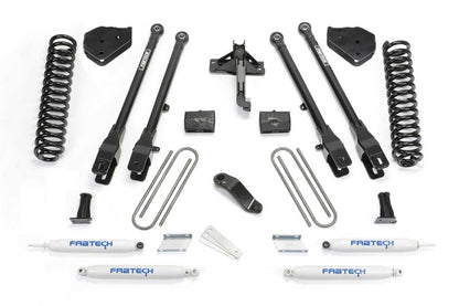 Fabtech 19-20 Ford F450/550 4WD 6in 4 Link System w/Perf. Shocks K2337 K2337 Photo - Primary