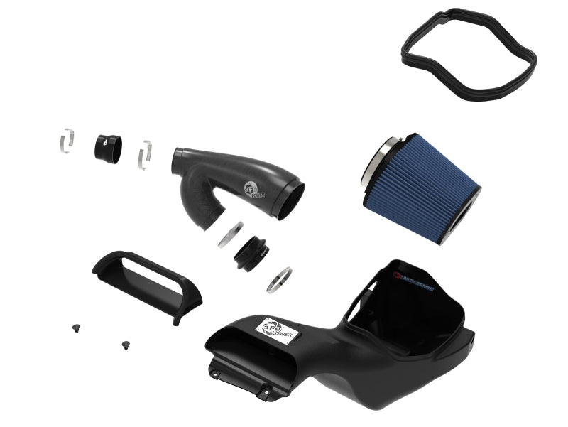 aFe 17-20 Ford F-150/Raptor Track Series Carbon Fiber Cold Air Intake System With Pro 5R Filters 57-10010R 57-10010R Photo - Unmounted