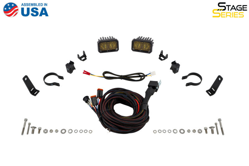 Diode Dynamics Stage Series 1.875 Inch Roll Bar Chase Light Kit SSC2 Sport Yellow (Pair) DD7875 DD7875 User 6