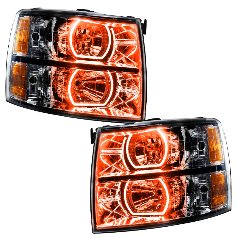 ORACLE Lighting Oracle 07-13 Chevrolet Silverado SMD HL - Black - Square - ColorSHIFT w/ BC1 Controller 8189-335 8189-335 Photo - out of package