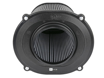 aFe Quantum Pro DRY S Air Filter Inverted Top - 5in Flange x 9in Height 21-91129 Photo - Unmounted