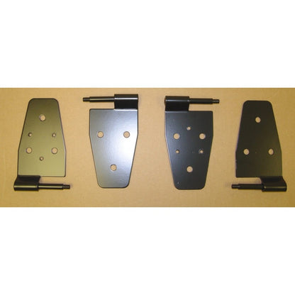 Rugged Ridge Door Hinge Kit,Black;87-06 Jeep Wrangler TJ 11202.01 Photo - Unmounted