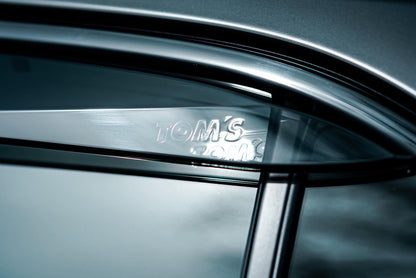 TOM'S Racing Sports Side Window Visor - GR Corolla Hatchback (2023+) / Toyota Corolla Hatchback (2019+)