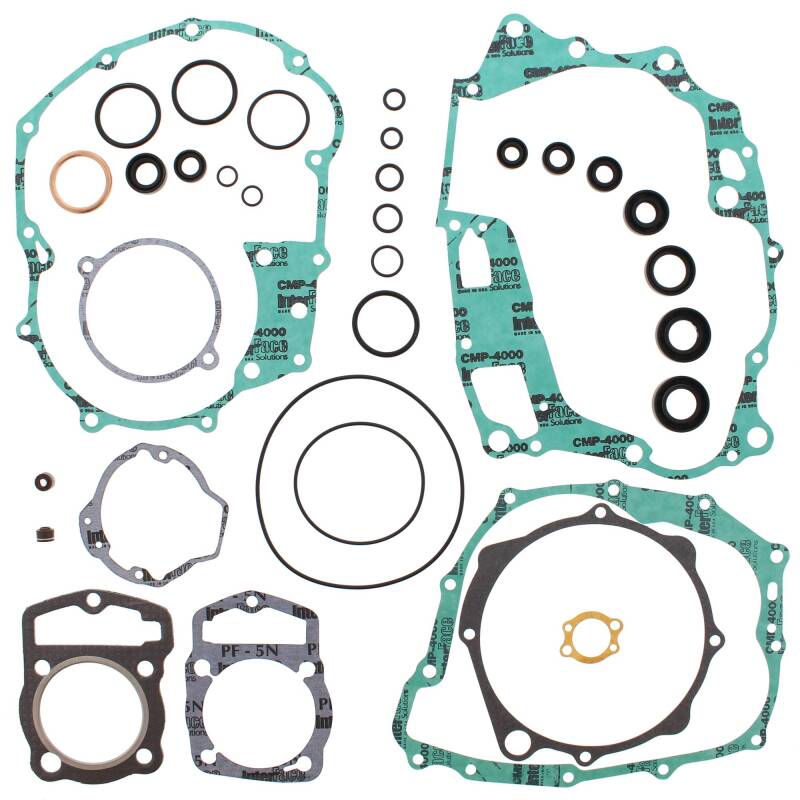 Vertex Pistons Vertex Gaskets 81-83 Honda ATC200 Complete Gasket Kit w/ Oil Seals 811816 811816 Photo - Primary
