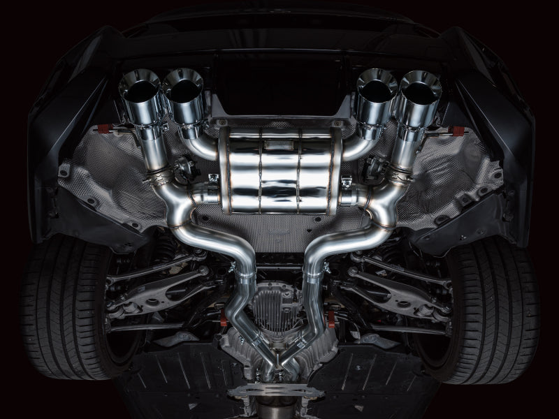 AWE Tuning 23-24 BMW G87 M2 SwitchPath Edition Exhaust - Chrome Silver Tips 3025-42487 3025-42487 Photo - Mounted