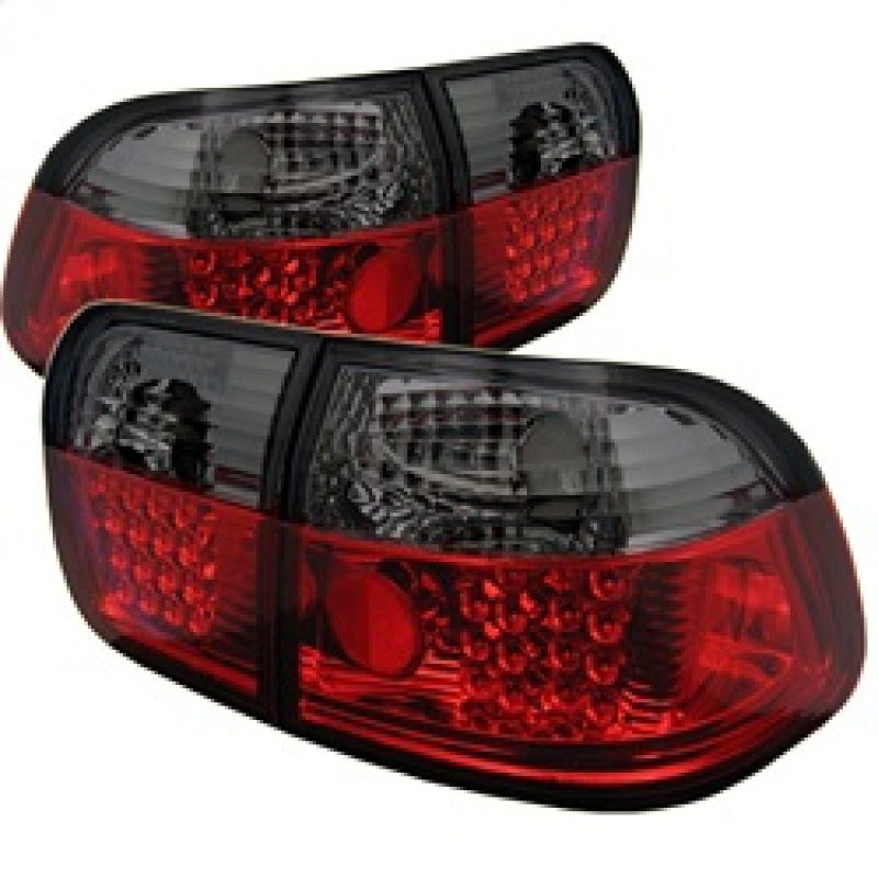 Spyder Honda Civic 96-98 4Dr LED Tail Lights Red Smoke ALT-YD-HC96-4D-LED-RS 5005038 5005038 Photo - Primary