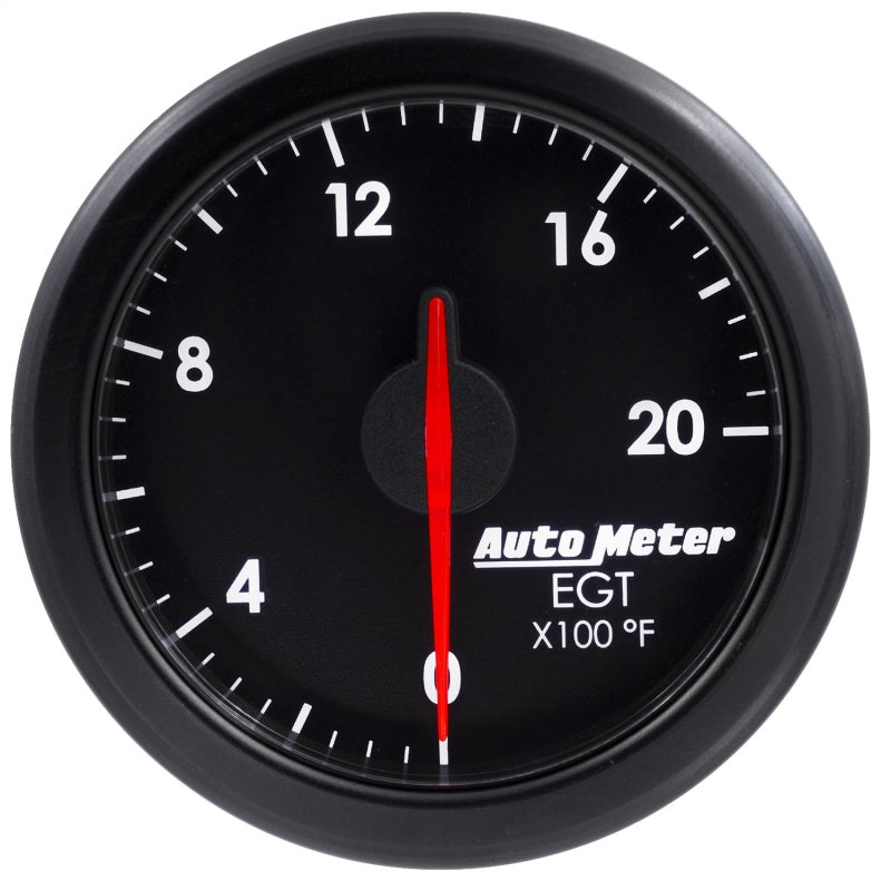 Autometer 2-1/16" E.G.T, 0-2000`F, Airdrive, Black 9145-T User 1